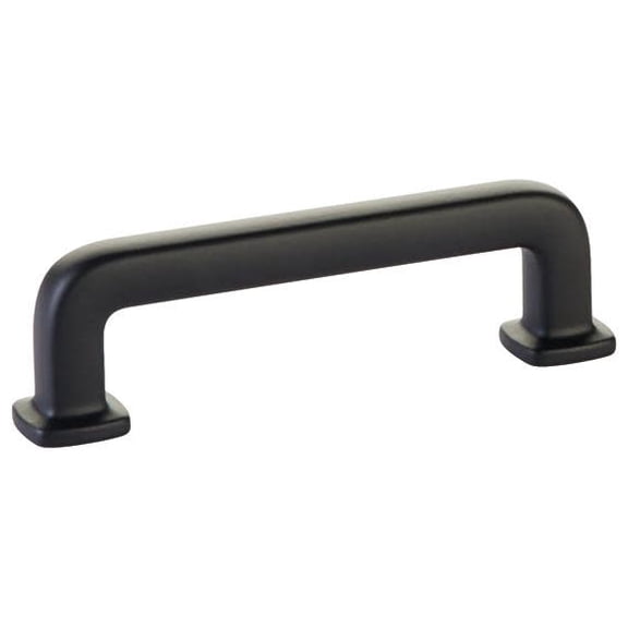 Emtek 86633US19 3.5 in. Center to Center Westridge Cabinet Pull - Flat Black