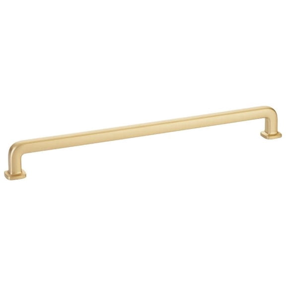 Emtek 86638US4 10 in. Center to Center Westridge Cabinet Pull - Satin Brass