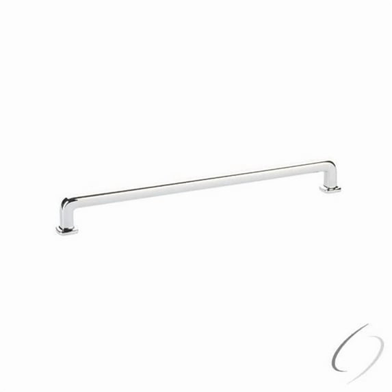 Emtek 86638US26 10 in. Center to Center Westridge Cabinet Pull - Polished Chrome