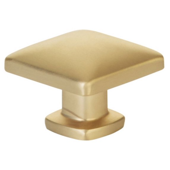 Emtek 86643 Lawson 1-1/4" Square Cabinet Knob From The Timeless Classic Collection - Brass