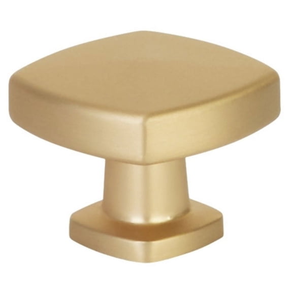 Emtek 86644 Kenter 1-1/4" Square Cabinet Knob From The Timeless Classic Collection - Brass