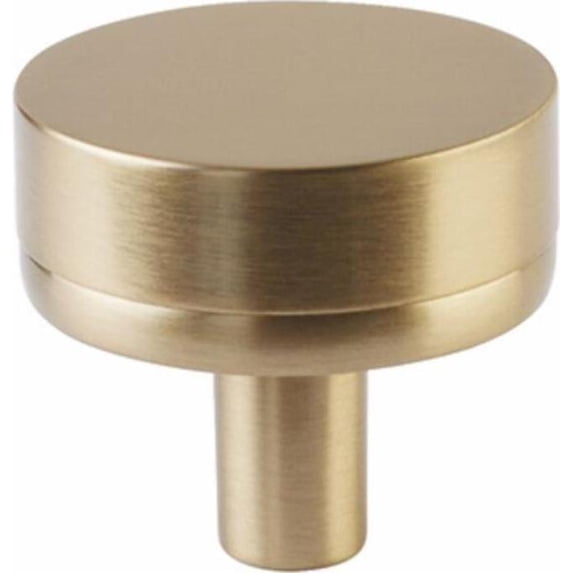 Emtek 86655.CCKUS4.SMKUS4 Conical Smooth Cabinet Knob, Satin Brass