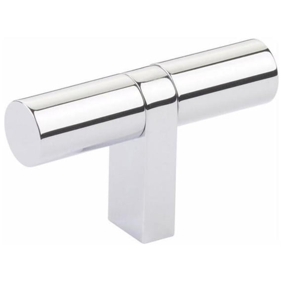Emtek 86656.RCBUS26.SMUS26 Smooth 2-1/4" Bar Cabinet Knob - Polished Chrome / Polished