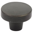 thumbnail image 1 of Emtek 86660 Rustic Modern 1-3/8" Mushroom Cabinet Knob From The Sandcast Bronze Collection, 1 of 1