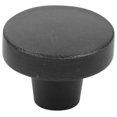 thumbnail image 1 of Emtek 86660FB Rustic Modern 1-3/8" Mushroom Cabinet Knob From The Sandcast Bronze, 1 of 1