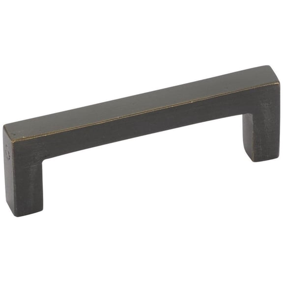 Emtek 86672MB Rustic Modern 10" Center To Center Handle Cabinet Pull From The Sandcast