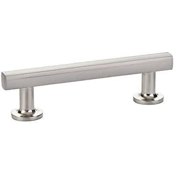 Emtek 86677 Freestone Cabinet Pull Satin Nickel (10" Centers)