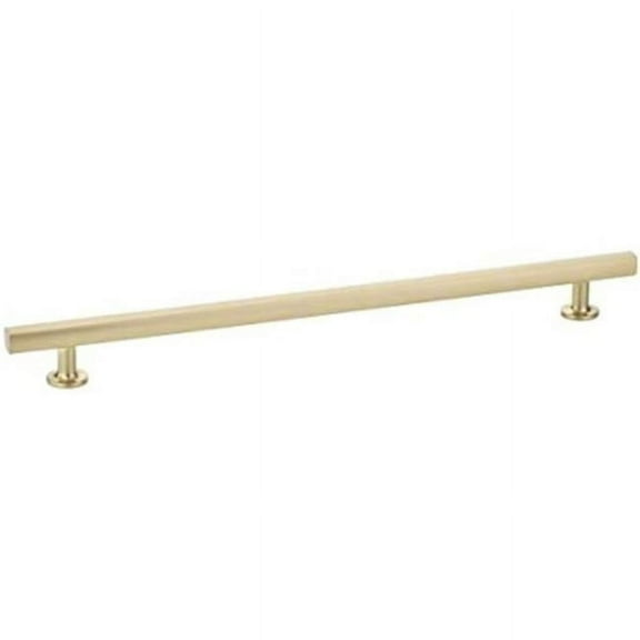 Emtek 86678US4 12 in. Center to Center Freestone Cabinet Pull, Satin Brass