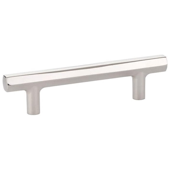 Emtek 86679US14 5 in. Mod Hex Center To Center Cabinet Pull