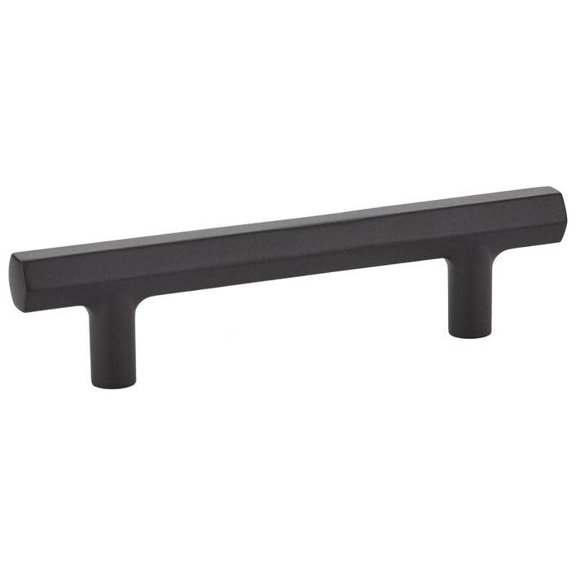 Emtek 86680US19 10 in. Mod Hex Center to Center Cabinet Pull, Flat Black