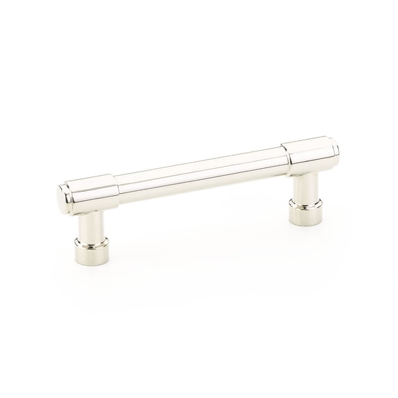 Emtek 86686US14 3.5 in. Jasper Center to Center Cabinet Pull, Bright Nickel