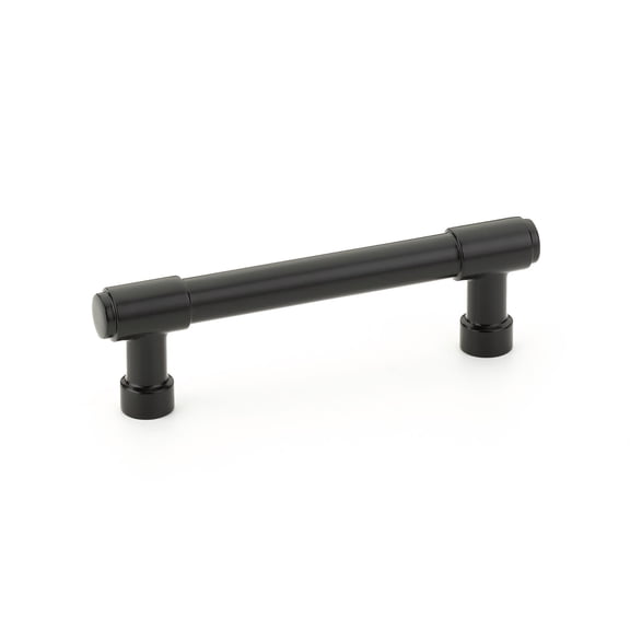Emtek 86686US19 3.5 in. Jasper Center to Center Cabinet Pull, Flat Black