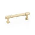 thumbnail image 1 of Emtek 86688US4 5 in. Jasper Center To Center Cabinet Pull, Satin Brass Finish, 1 of 4