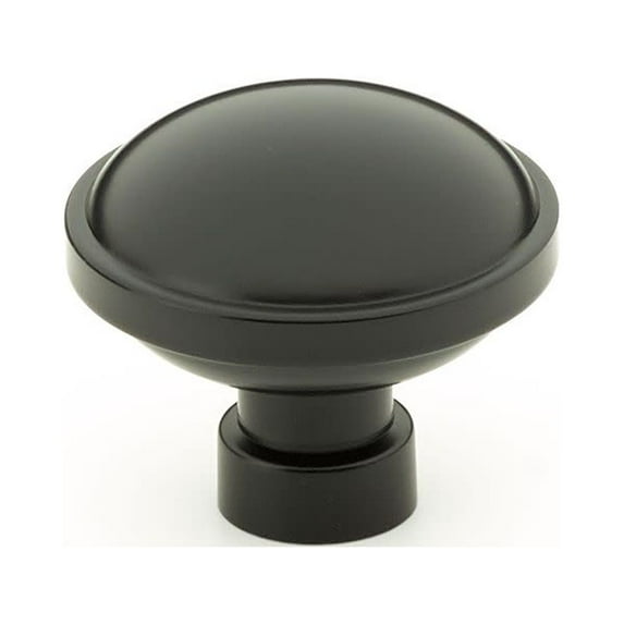Emtek 86696 Brandt 1-3/4" Mushroom Cabinet Knob - Black