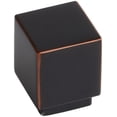 thumbnail image 1 of Emtek 86700US10B Allerton 1" Square Cabinet Knob - Bronze, 1 of 2