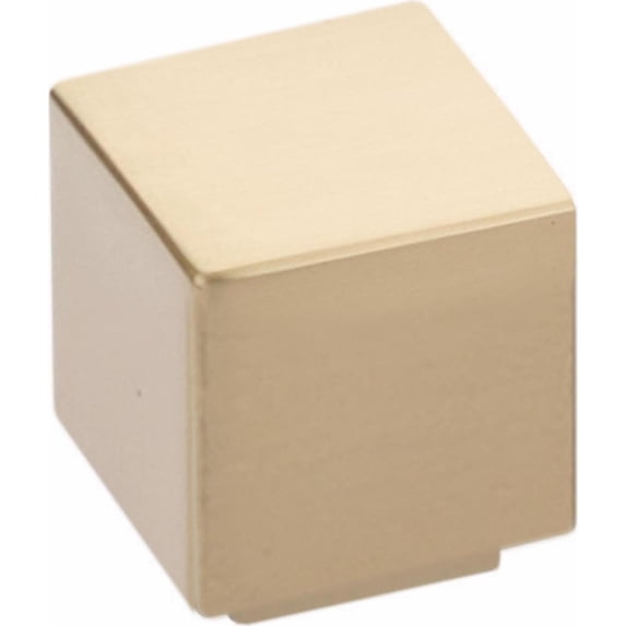 Emtek 86700US4 1 in. Allerton Square Cabinet Knob, Satin Brass
