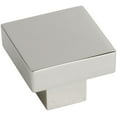 thumbnail image 1 of Emtek 86703 Hunter 1-5/8" Square Cabinet Knob - Nickel, 1 of 2