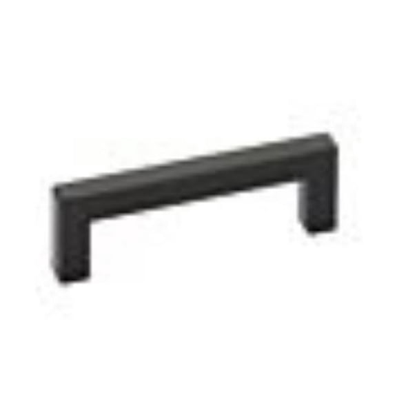 Emtek 86710US19 Warwick 12 in. Center to Center Cabinet Pull - Flat Black Finish