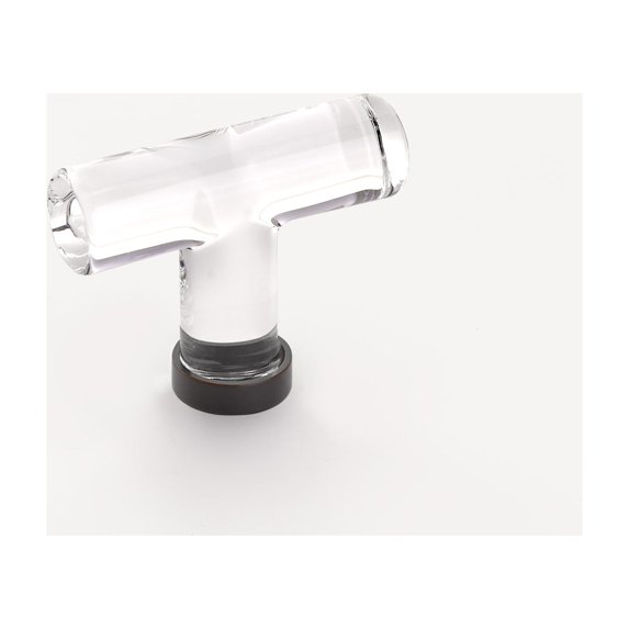 Emtek 86723 Modern 2-1/8" T-Knob From The Glass Collection - Bronze