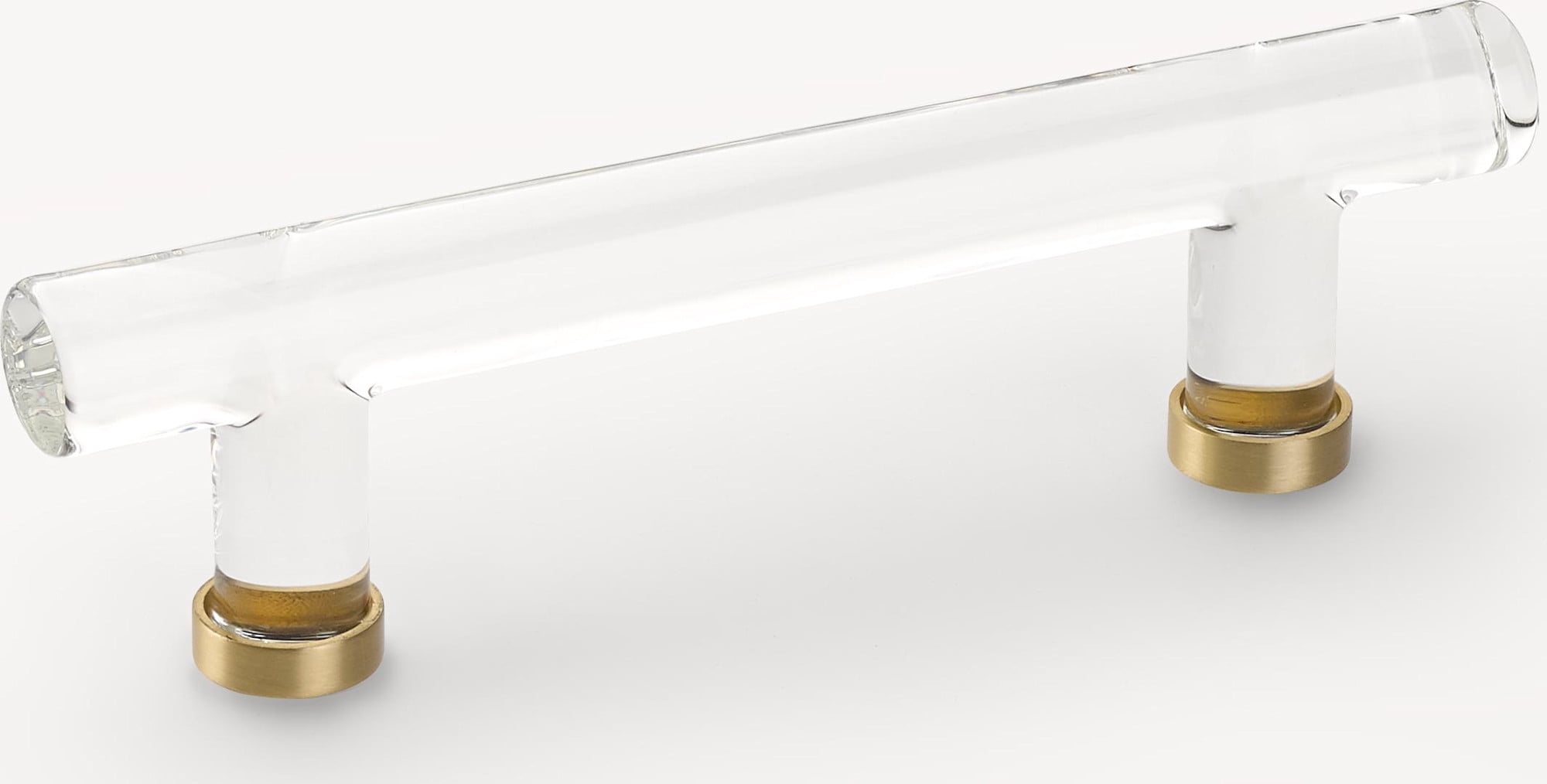 Emtek 86724US4 Modern Bar 4" Center To Center Cabinet Bar Pull From The Glass Collection -