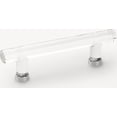 thumbnail image 1 of Emtek 86724US26 Modern Bar 4" Center To Center Cabinet Bar Pull From The Glass Collection, 1 of 7
