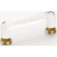thumbnail image 1 of Emtek 86725US4 Modern Glass 4" Center To Center Handle Cabinet Pull - Brass, 1 of 6