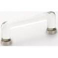thumbnail image 1 of Emtek 86725US14 Modern Glass 4" Center To Center Handle Cabinet Pull - Nickel, 1 of 6