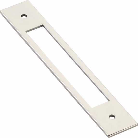 Emtek 86923US14 Modern Backplate 5" Center To Center Cabinet Pull Backplate - Nickel