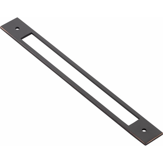 Emtek 86925US10B Modern Backplate 8" Center To Center Cabinet Pull Backplate - Bronze
