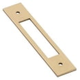 thumbnail image 1 of Emtek 86927US4 12 in. Center to Center Modern Backplate for Cabinet Pull - Satin Brass, 1 of 1