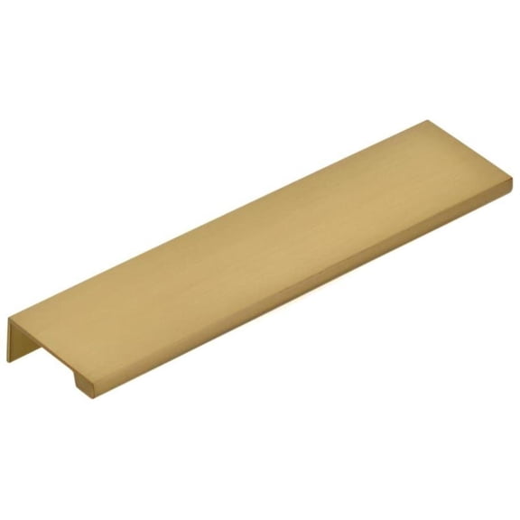 Emtek 87120 Modern Edge 6" Center To Center Finger Cabinet Pull From The Contemporary