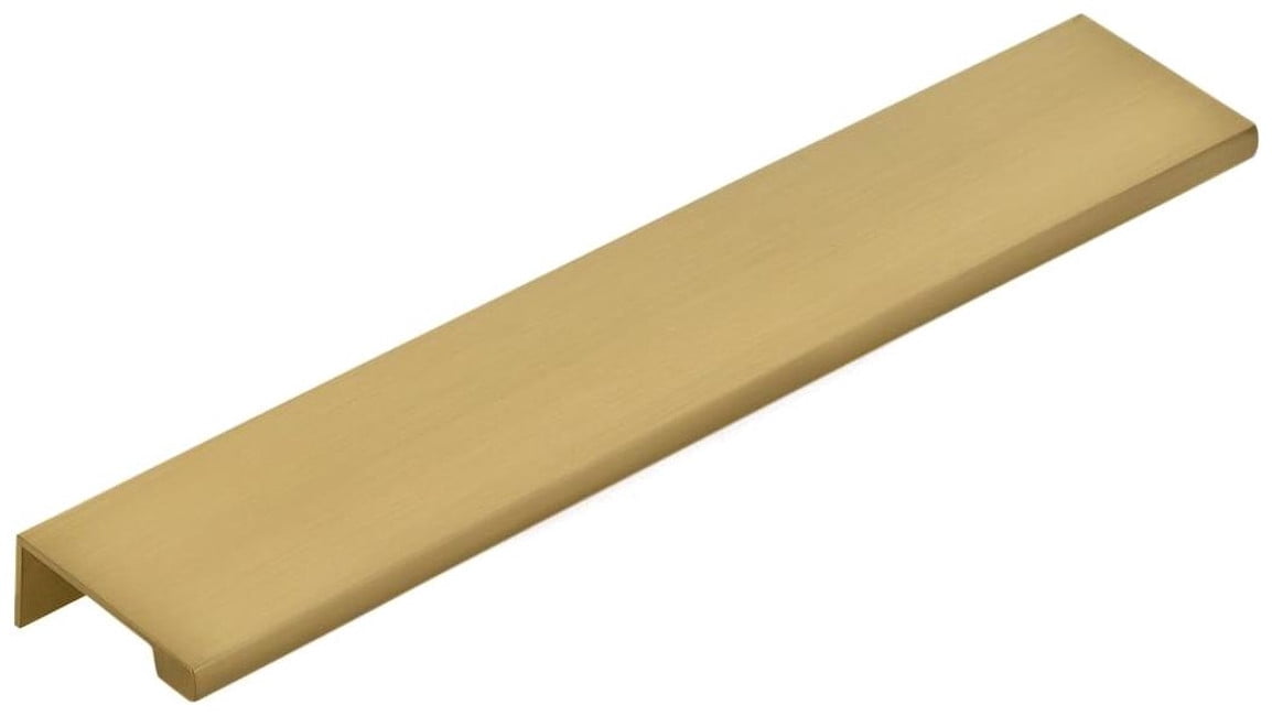 Emtek 87130US4 Modern Edge 8" Center To Center Finger Cabinet Pull From The Contemporary