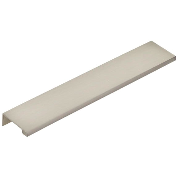 Emtek 87130 Modern Edge 8" Center To Center Finger Cabinet Pull From The Contemporary