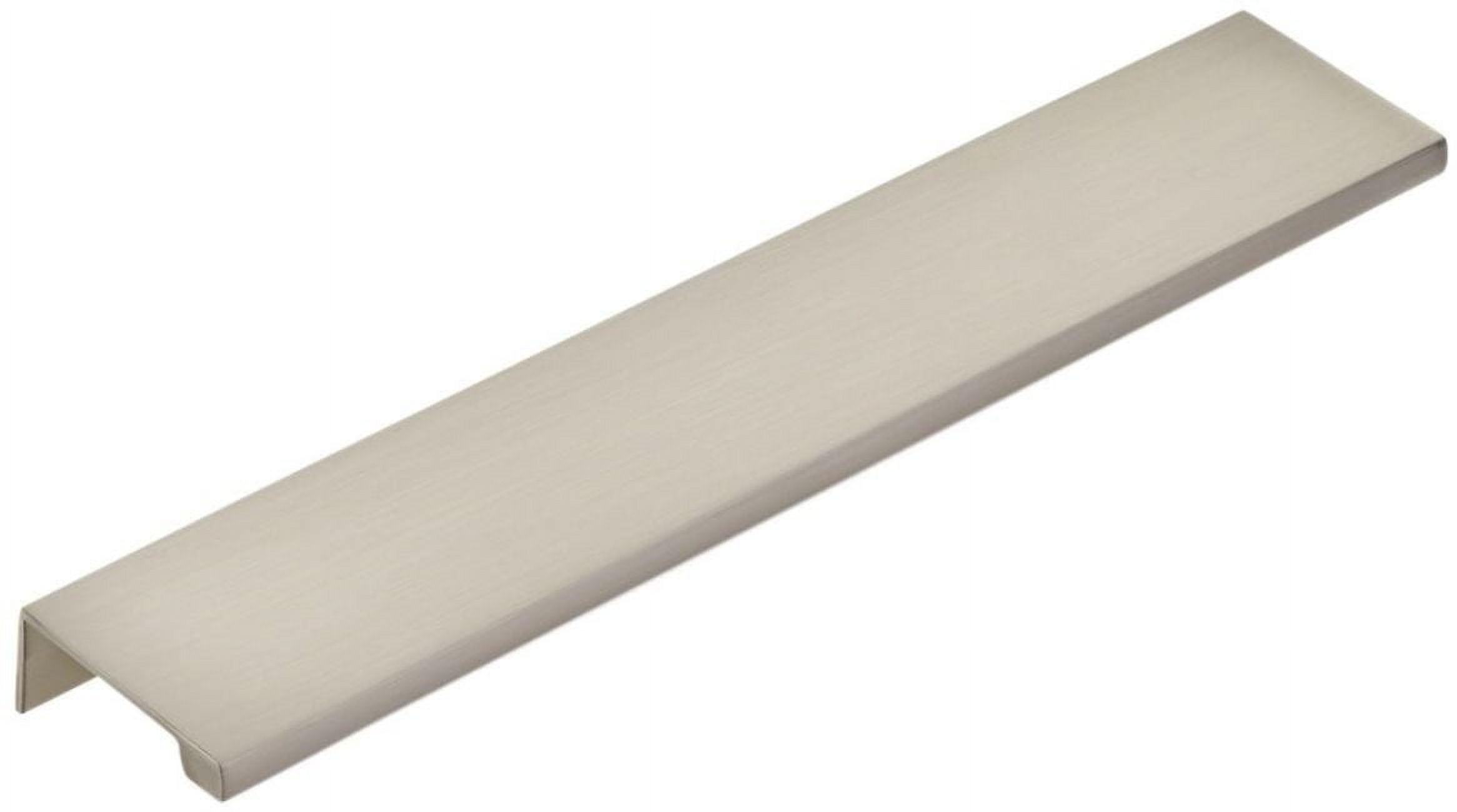 Emtek 87130US15 8 in. Center to Center Cabinet Edge Pull, Satin Nickel
