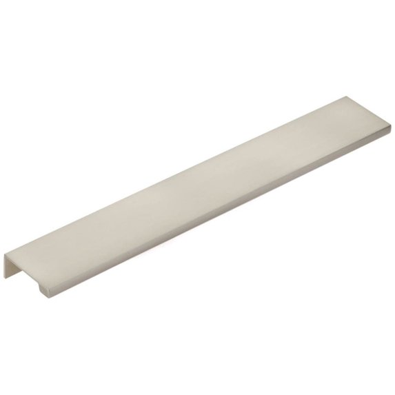 Emtek 87140 Modern Edge 10" Center To Center Finger Cabinet Pull From The Contemporary