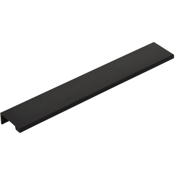 Emtek 87140US19 10 in. Center to Center Cabinet Edge Pull, Flat Black