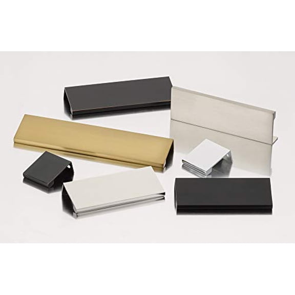 Emtek 87140US19 87140 Edge 10 Inch Center to Center Finger Cabinet Pull