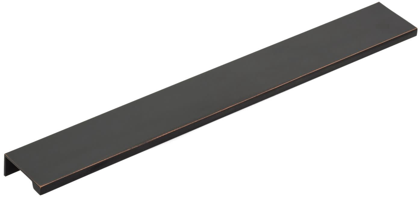 Emtek 87150US10B 12 in. Center To Center Cabinet Edge Pull, Oil Rubbed Bronze