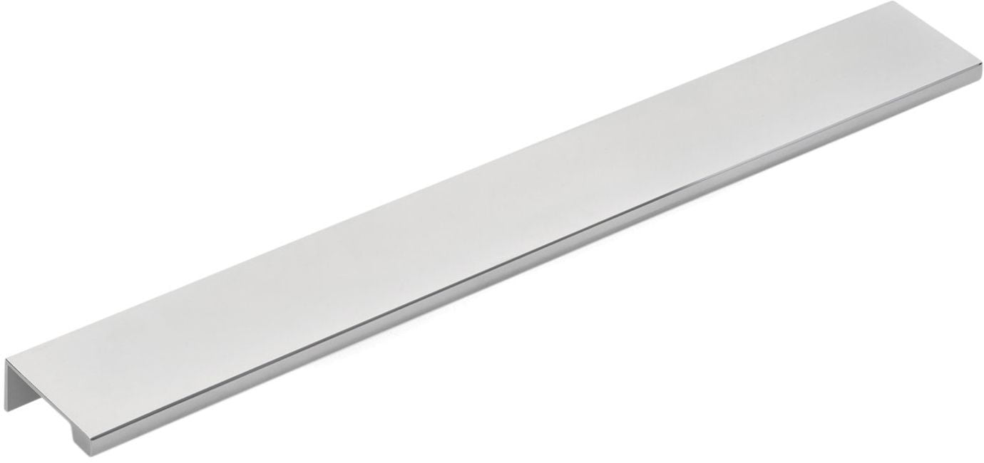 Emtek 87150US26 12 in. Center to Center Cabinet Edge Pull, Bright Chrome