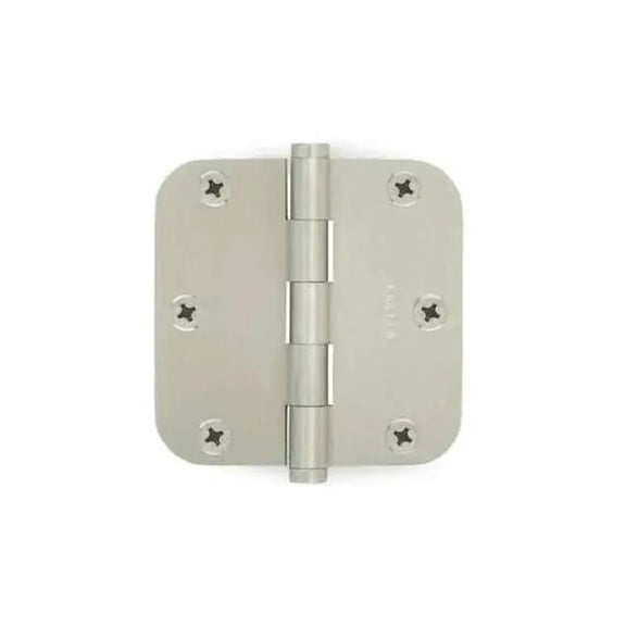 Emtek 96133US3 3.5 x 3.5 x 0.62 in. Radius Solid Brass Residential Duty Hinge, Lifetime Brass