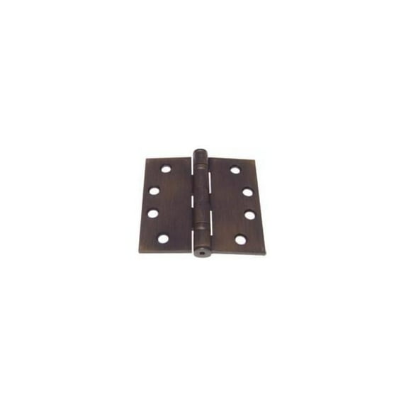 Emtek 96416US10B 5 x 5 in. Square Solid Brass Heavy Duty Ball Bearing Hinges, Oil Rubbed Bronze - Set of 2