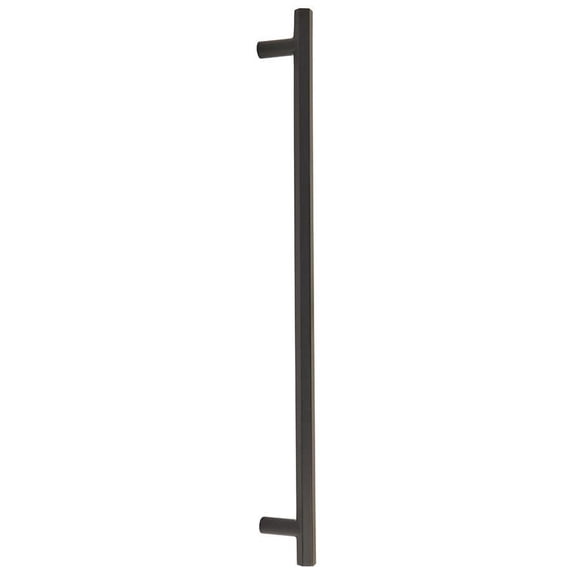 Emtek CS87004US19 Mod Hex 18" Center To Center Bar Appliance Pull - Black