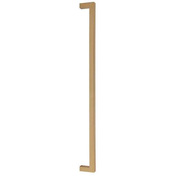 Emtek CS86712US4 18 in. Warwick Appliance Pull with Concealed Surface Mounting, Satin Brass