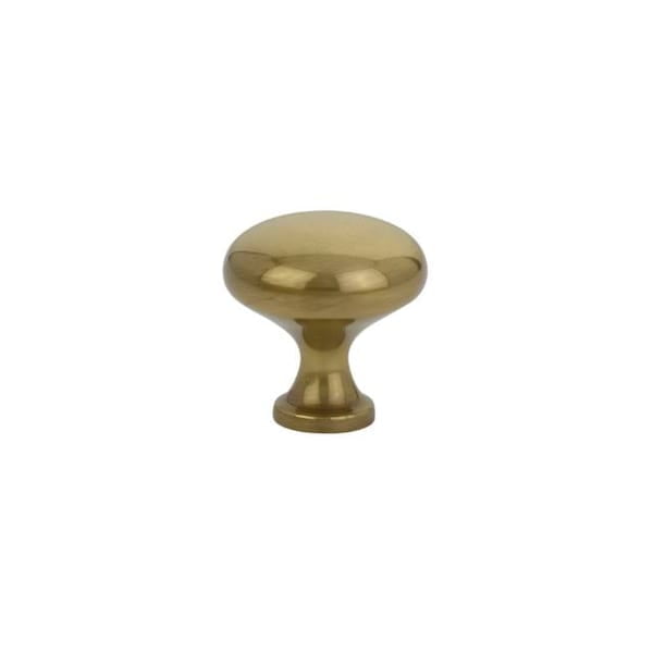 French Antique Brass Egg Cabinet Knob with Mounting Hardware