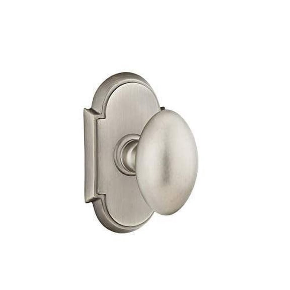 Emtek Full Dummy Set, Style 8 Rosette, Egg Knob, Oil Rubbed Bronze US10B