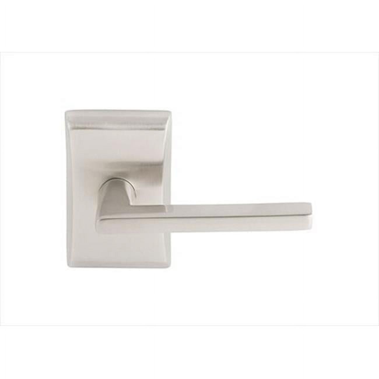 Emtek Helios Lever Passage with Square Rose & CF Mechanism, Satin