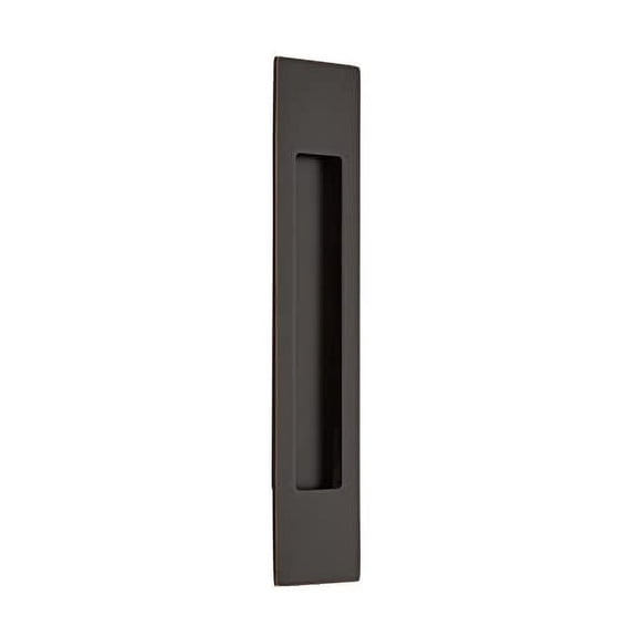 Emtek, Modern Rectangular, Flush Pull, 2" x 10", Oil Rubbed Bronze