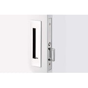 Emtek Pocket Door Mortise - Narrow Modern Rectangular Passage Function Satin Nickel