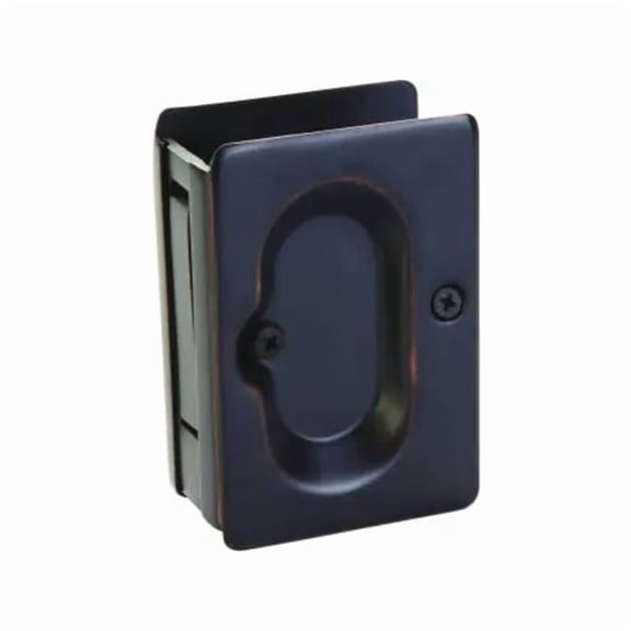 Emtek 2102US3 Private Pocket Door Lock - Polished Brass Lifetime