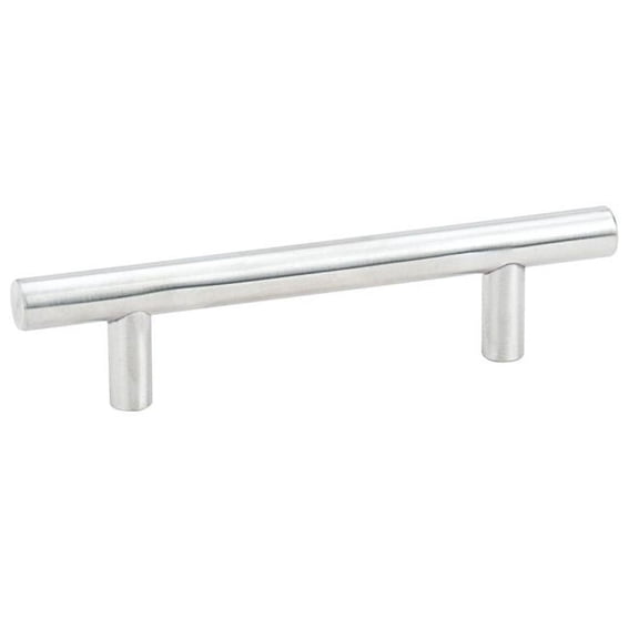 Emtek S62007 Ss Cabinet Pull 8 in Ctc in Stainless Steel